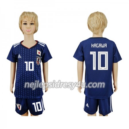 Fotbalový Dres Japonsko Kagawa 10 Dětské Domácí MS 2018